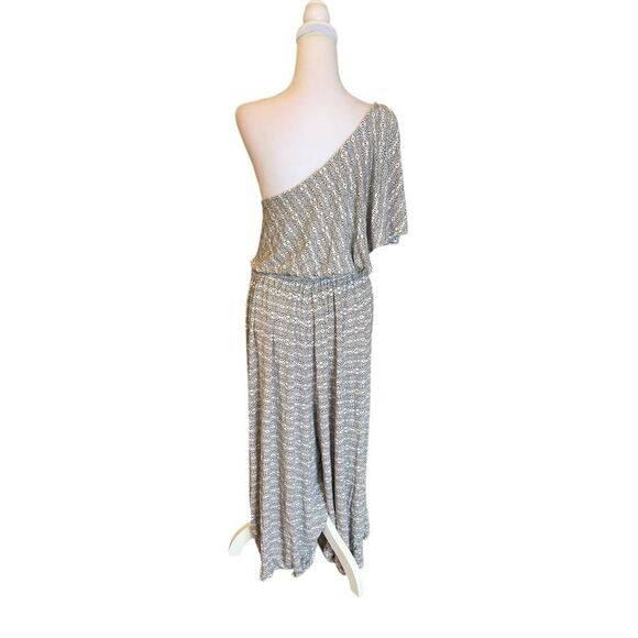 Anthropologie Maeve Jamie Jumpsuit Wide Leg Cropped One Shoulder Womens XL - Picture 3 of 11